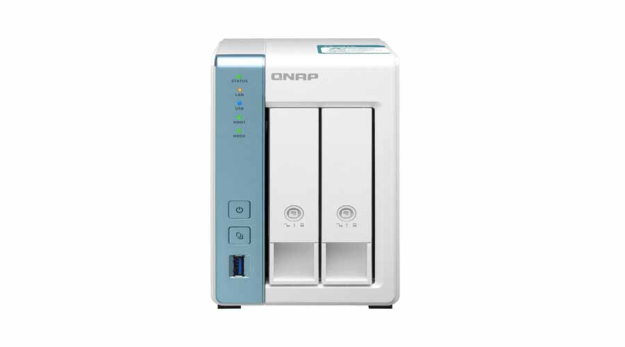 QNAP TS-231K 2 Bay Home NAS with Two 1GbE Ports