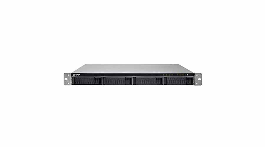 QNAP TS-432XU-2G-US QNAP 1U 4-Bay ARM-Based 10G NAS, Quad Core 1.7GHz, 2GB DDR3 RAM, 2 x 10GbE SFP+, 2 x GbE, Single Power Supply (not upgradeable)